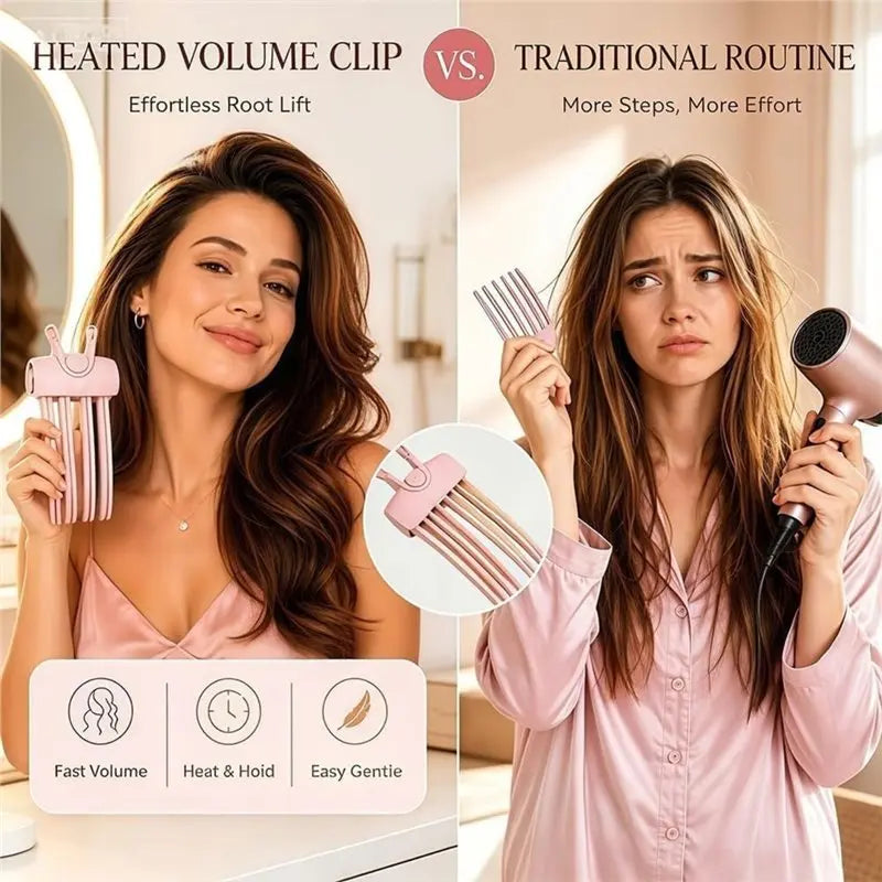 Innerher Instant Root Lift Volumizer – Heated Hair Styling Tool