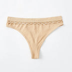1pcs Mid Waist Thongs Seamless Women's Panties Hottie G-String Lingeries Lady Comfort Hollow-out Briefs Female Shaper Underwears
