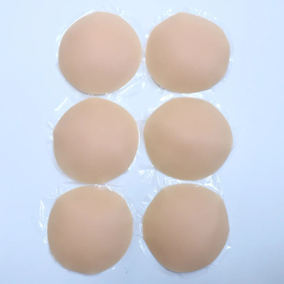 3 Pairs Reusable Nipple Covers Silicone Nipple Pasties For Women Adhesive Breast Petals Chest Sticker No Show Sticky Bra