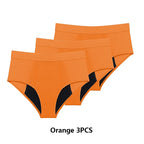 3PCS/Lot Menstrual Panties Woman Very Abundant Flow Menstruation Underwear High Waist Leak Proof Period Panties for Girls Set