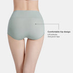 5 Pack Women's Cotton High Waisted Underwear - Tummy Control & Butt Lift, Graphene Antibacterial, Breathable Comfort, No Ride Up