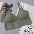 Women's Bra Tube Top Crop Top Female Seamless Back Outdoor Sports Underwear Bra For Women Cotton Female Bra Tops Brassiere