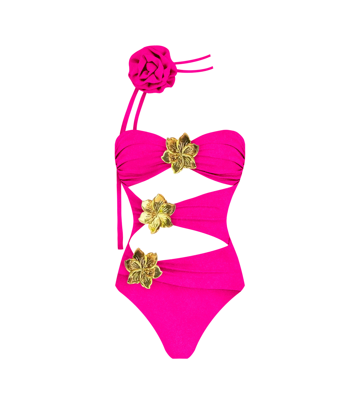 2024 High Quality One Piece Swimsuit Floral Ruffle Printed Push Up Women Bikini Set Swimwear Slimming Bathing Suit Beach Wear