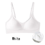 Women's bra, seamless underwear, large breasts, small breasts, gathering, thin semi-fixed cup, beautiful back bra, sexy