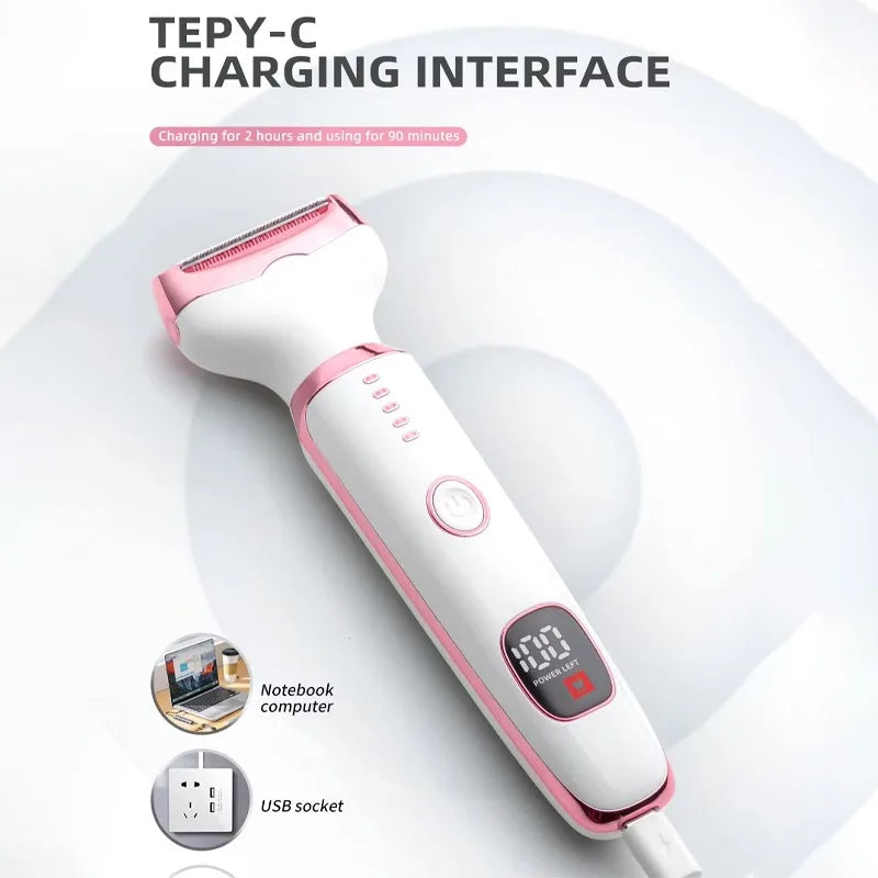 Electric Razor for Women 5 in 1 Rechargeable Painless Body Razors and
