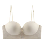 FINETOO Front Closure Sexy Push Up Bra Women Invisible Bras Underwear Lingerie For Female Brassiere Strapless Seamless Bralette