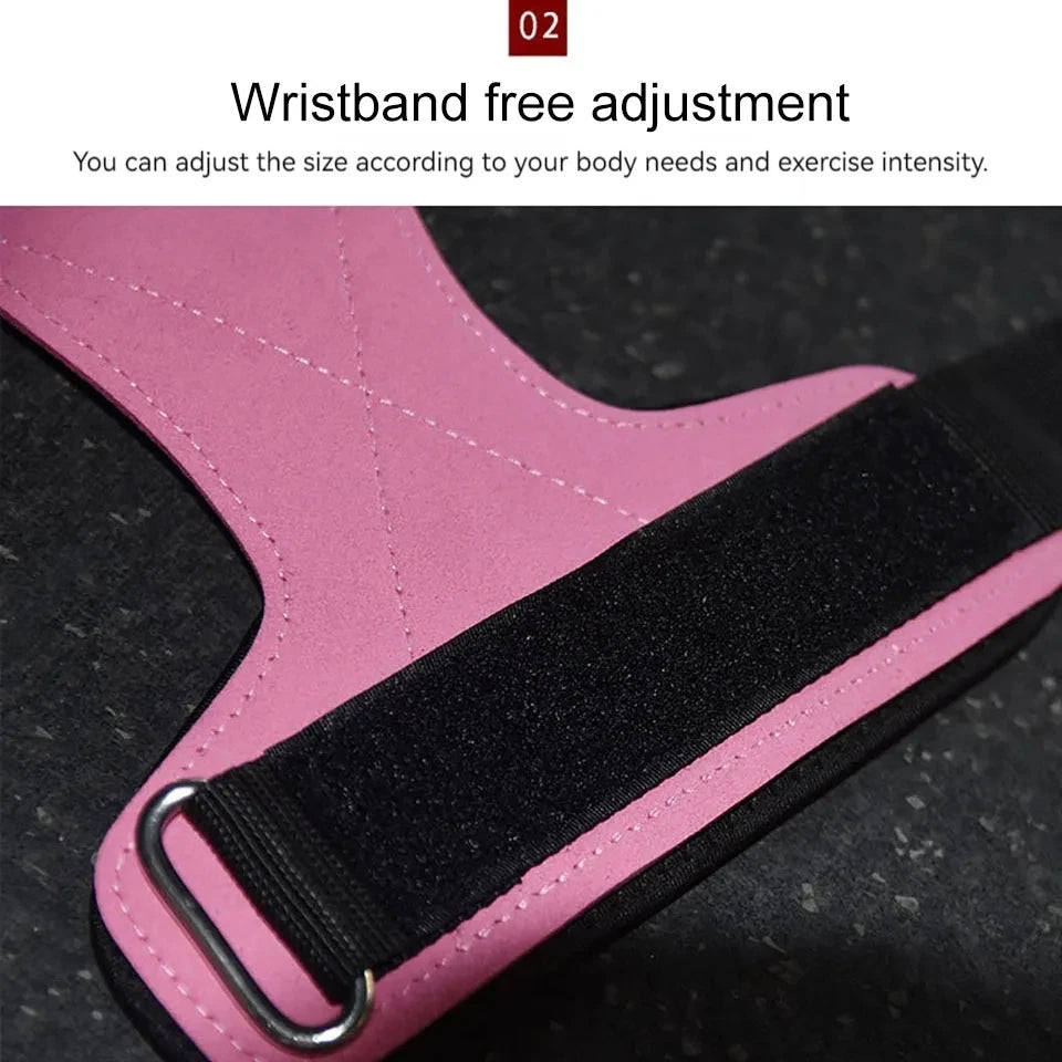 Adjustable Weightlifting Wrist Straps – Grip & Palm Support