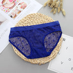 Women's panties Low-Rise Lace Hollow out Mesh Briefs Transparent Sexy Panties Girls Intimate Lingerie Underwear Women's panties