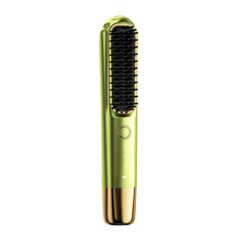 Portable Heating Comb Ptc 2 In 1 Hair Curler Hot Comb Multifunctional
