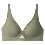 FINETOO Deep V Seamless Bra Women Sexy Hollow Underwear Ladies Comfortable Wireless Brassiere Soft Female 3/4 Cup Bras Lingerie