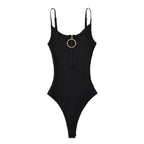 Sexy bodysuit women pink knitted tops women 2024 Summer bodycon bodysuits black camisole bodysuits crochet top backless green