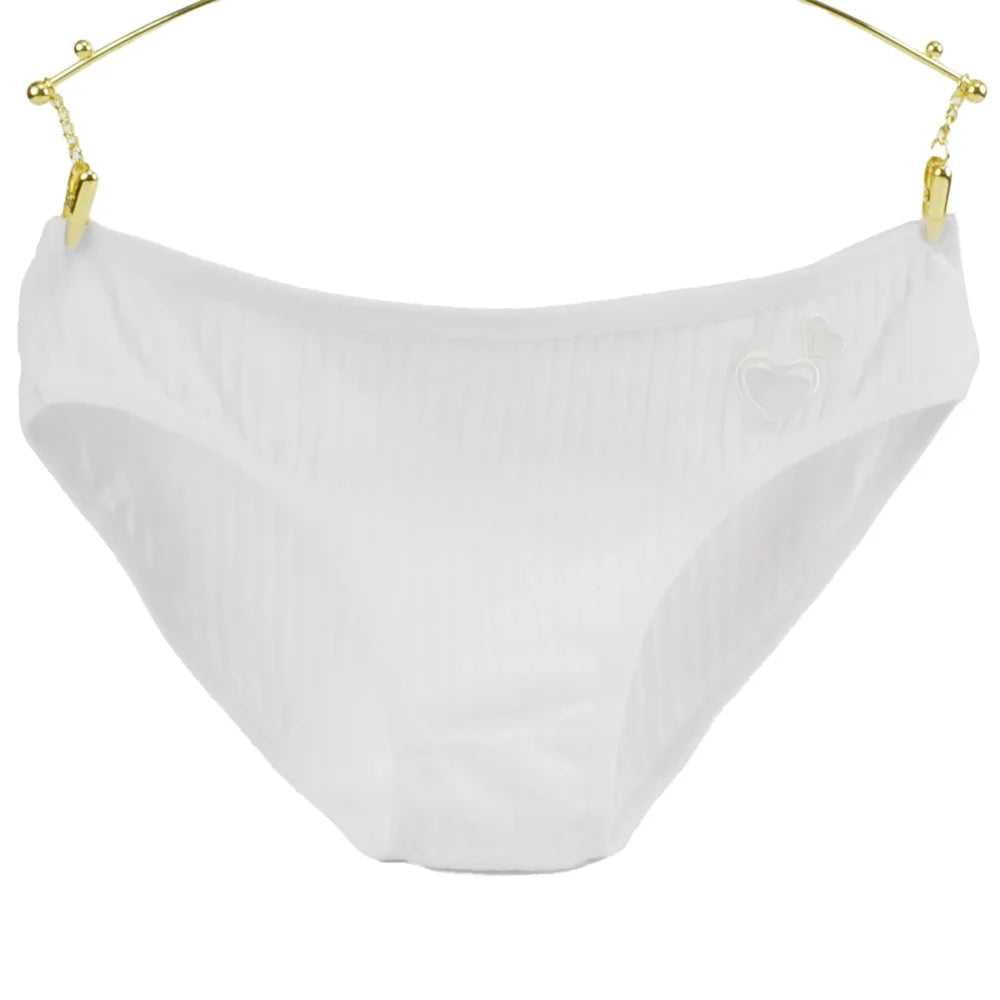 Pure Cotton Underwear Panties For Women Heart Briefs Female Triangle Underpants Woman Soft Panti Intimate sexy Lingerie Panty