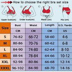 Women's Sexy Lingerie Set Floral Lace Underwear Suit For Women Mesh Hollow Out Bra Suits Female Bra Thongs Three-piece Lingerie