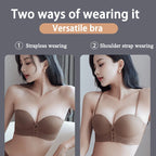 FINETOO Front Closure Sexy Push Up Bra Women Invisible Bras Underwear Lingerie For Female Brassiere Strapless Seamless Bralette