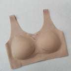 A /B / C Fixed Cup Seamless   Oversized Bra Thin Push Up  Women Underwear