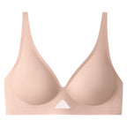 FINETOO Deep V Seamless Bra Women Sexy Hollow Underwear Ladies Comfortable Wireless Brassiere Soft Female 3/4 Cup Bras Lingerie