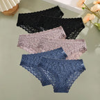 6PCS/Set Women Sexy Lace Panties Low Waist Briefs Hollow Out Comfortable Breathable Lingerie Floral Embroidery Ladies Underpants