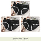 3PCS Lifter Women Fashion Female Panties Mesh Thin Plus Size Panties Lingerie Sexy Underware Woman Underwear Briefs Seamless