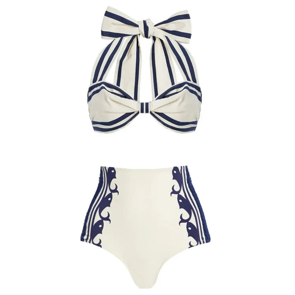 2025 Sexy Women's Swimsuit New Strapless Simple One-piece Swimwear with Shorts Two-piece Set Sliming Bodysuit Beachwear Monokini