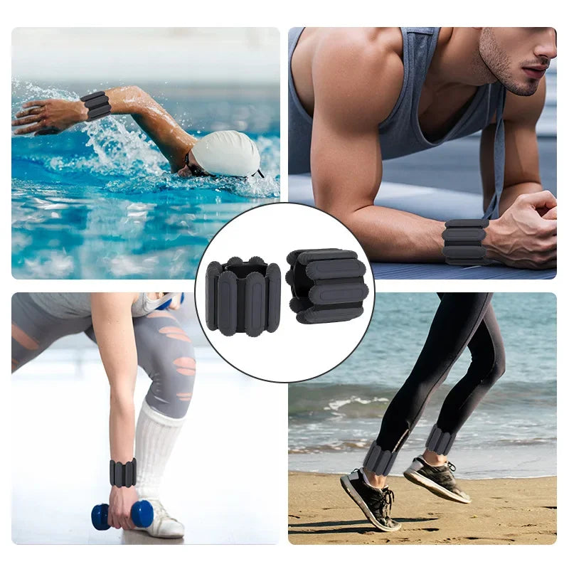 Adjustable Wrist & Ankle Weights – Strength Training for Walking & Fitness