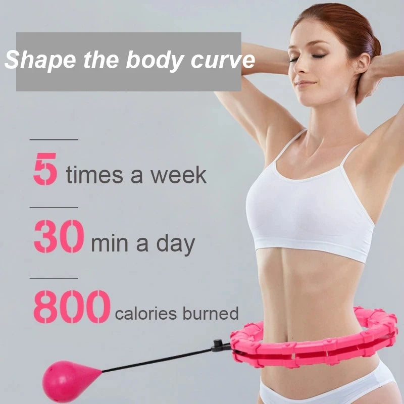 Smart Fitness Hoop – Adjustable Home Workout Hoop