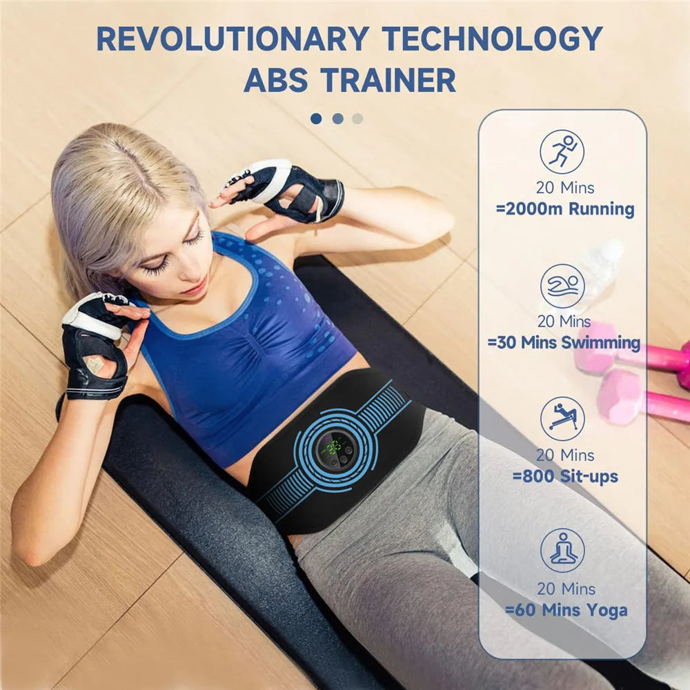 Brangdy EMS Toning Belt – Abdominal & Body Muscle Stimulator