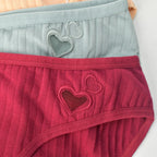 Pure Cotton Underwear Panties For Women Heart Briefs Female Triangle Underpants Woman Soft Panti Intimate sexy Lingerie Panty