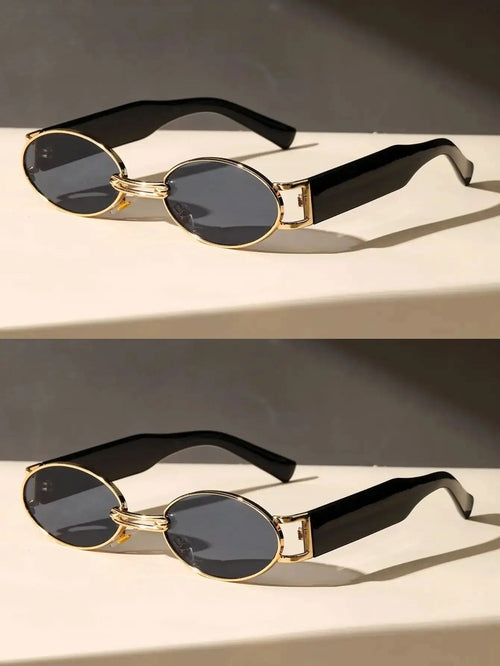 Small Cute Fashion Oval Frame Sunglasses
