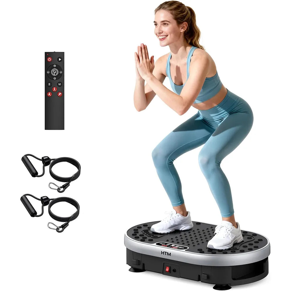 Full Body Vibration Plate – 120 Speeds & 9 Workout Programs