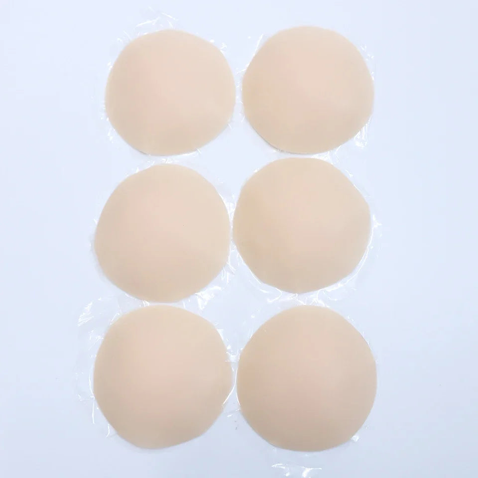 3 Pairs Reusable Nipple Covers Silicone Nipple Pasties For Women Adhesive Breast Petals Chest Sticker No Show Sticky Bra