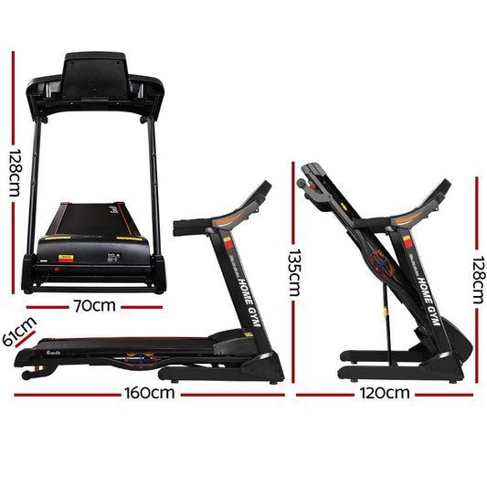 Everfit Treadmill Electric Auto Incline Home Gym Fitness Exercise