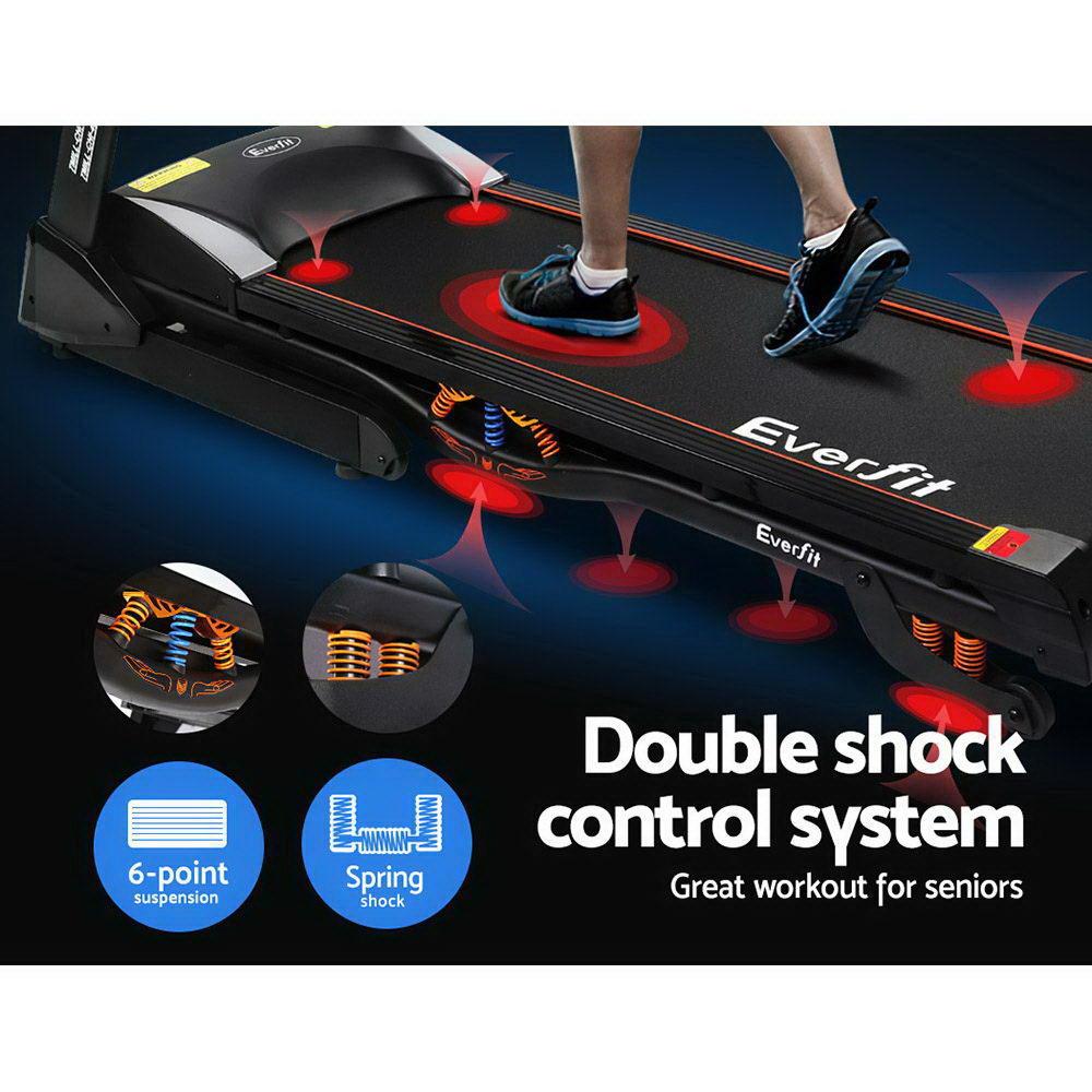 Everfit Treadmill Electric Auto Incline Home Gym Fitness Exercise