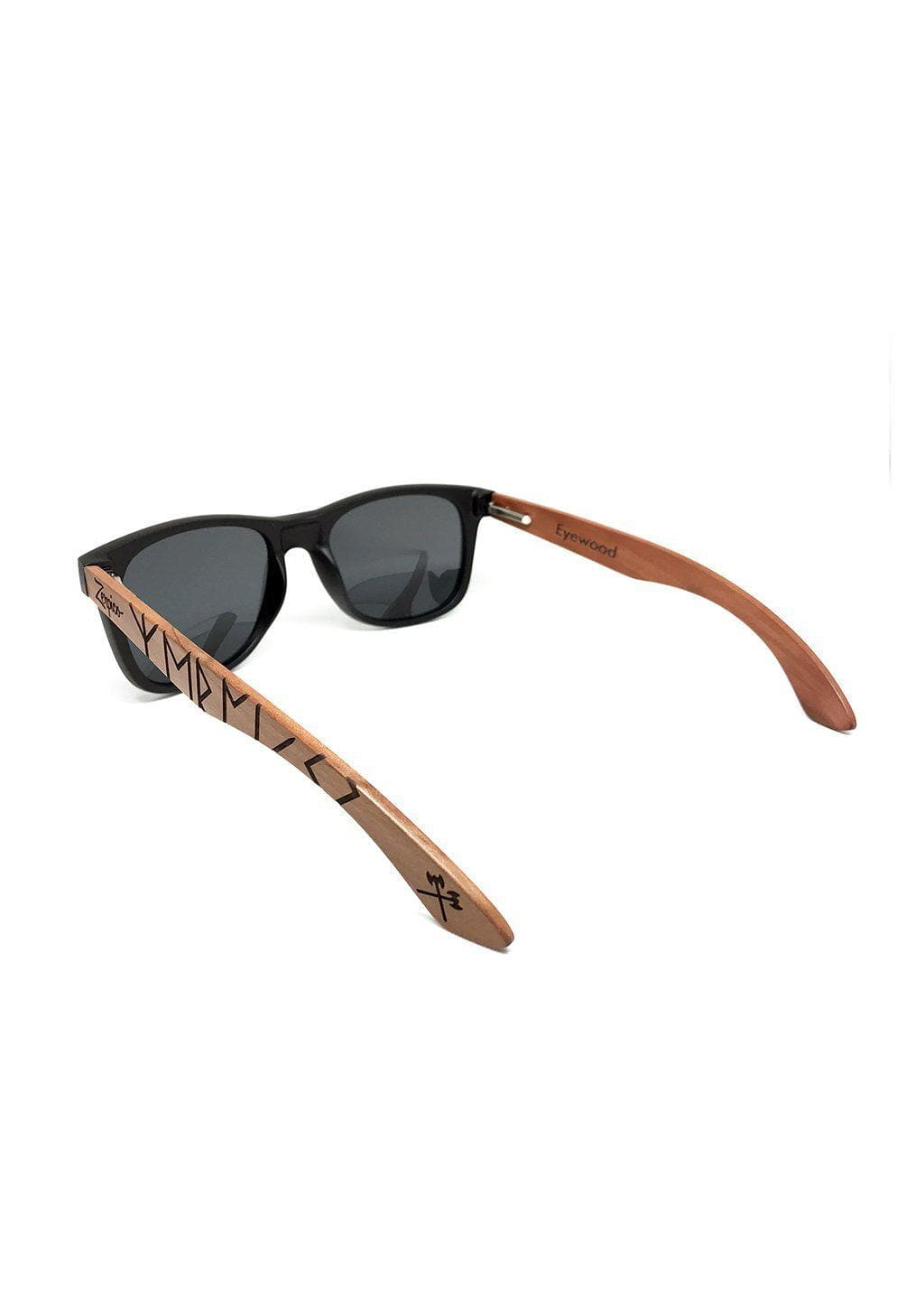 Eyewood | Engraved wooden sunglasses - Viking Runes - Sweden