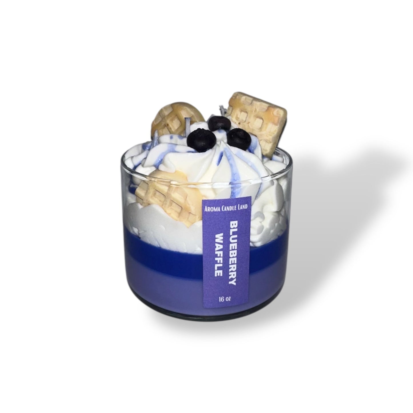 Blueberry Waffle Decorative Candle