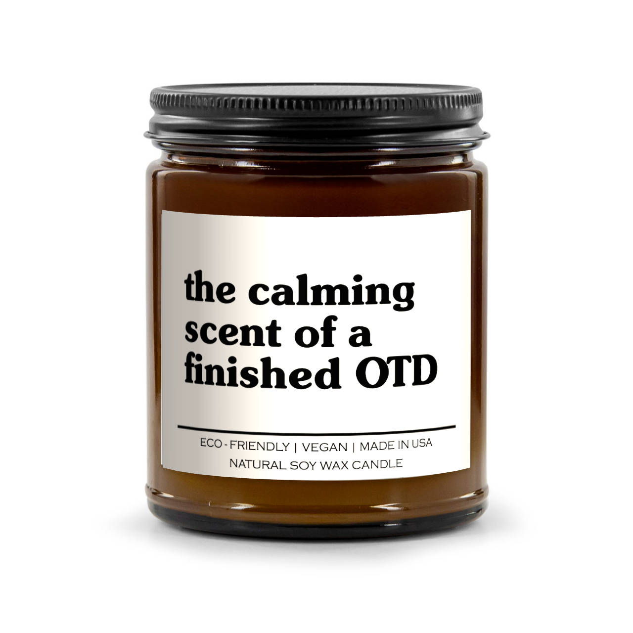 The Calming Scent Of A Finished OTD Candle