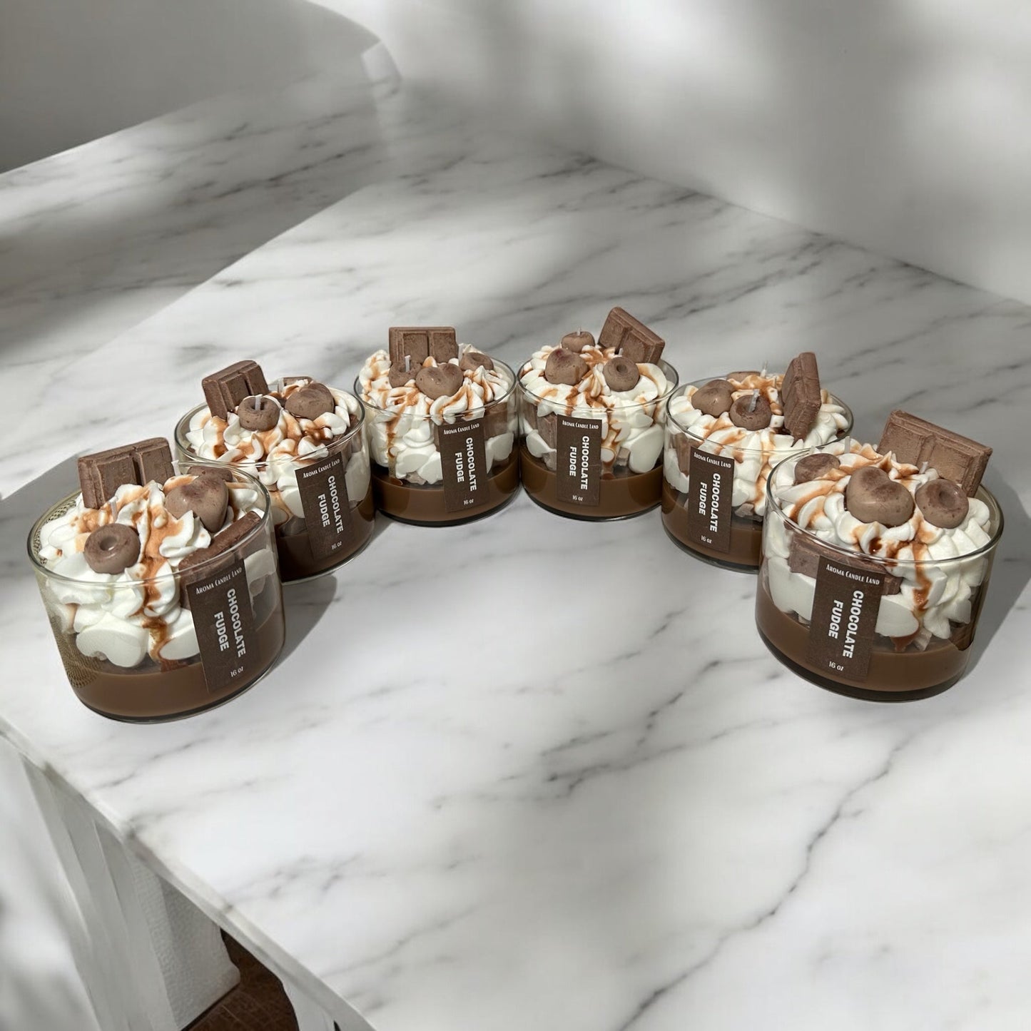 Chocolate Fudge Decorative Candle