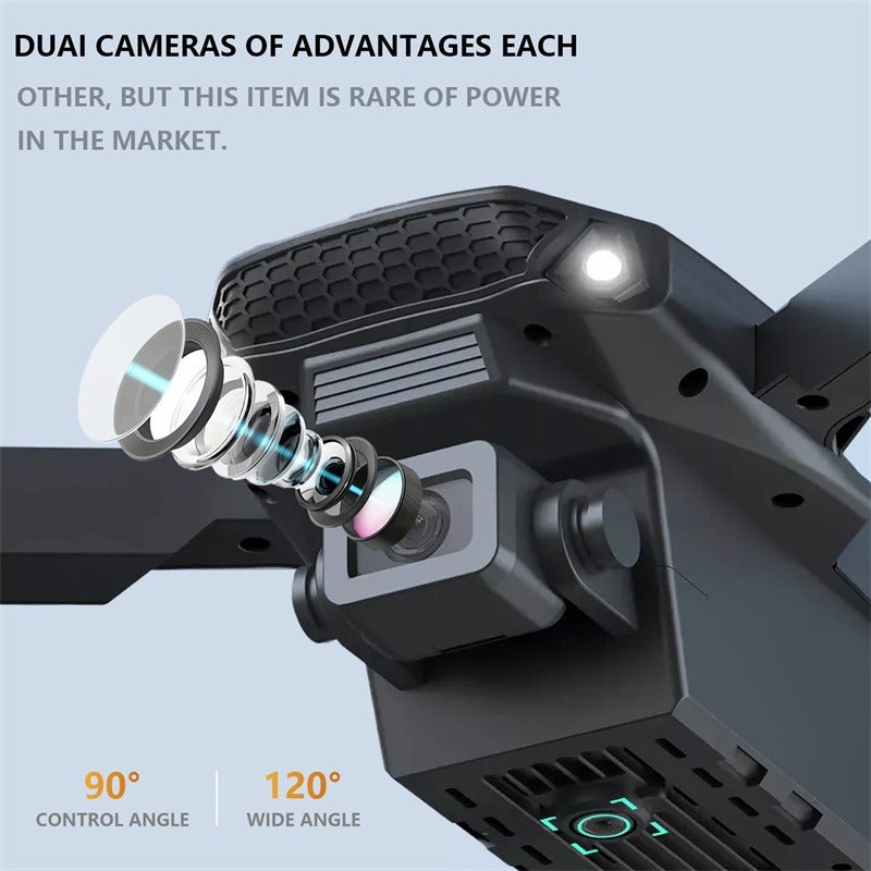 The E88 dual-camera drone