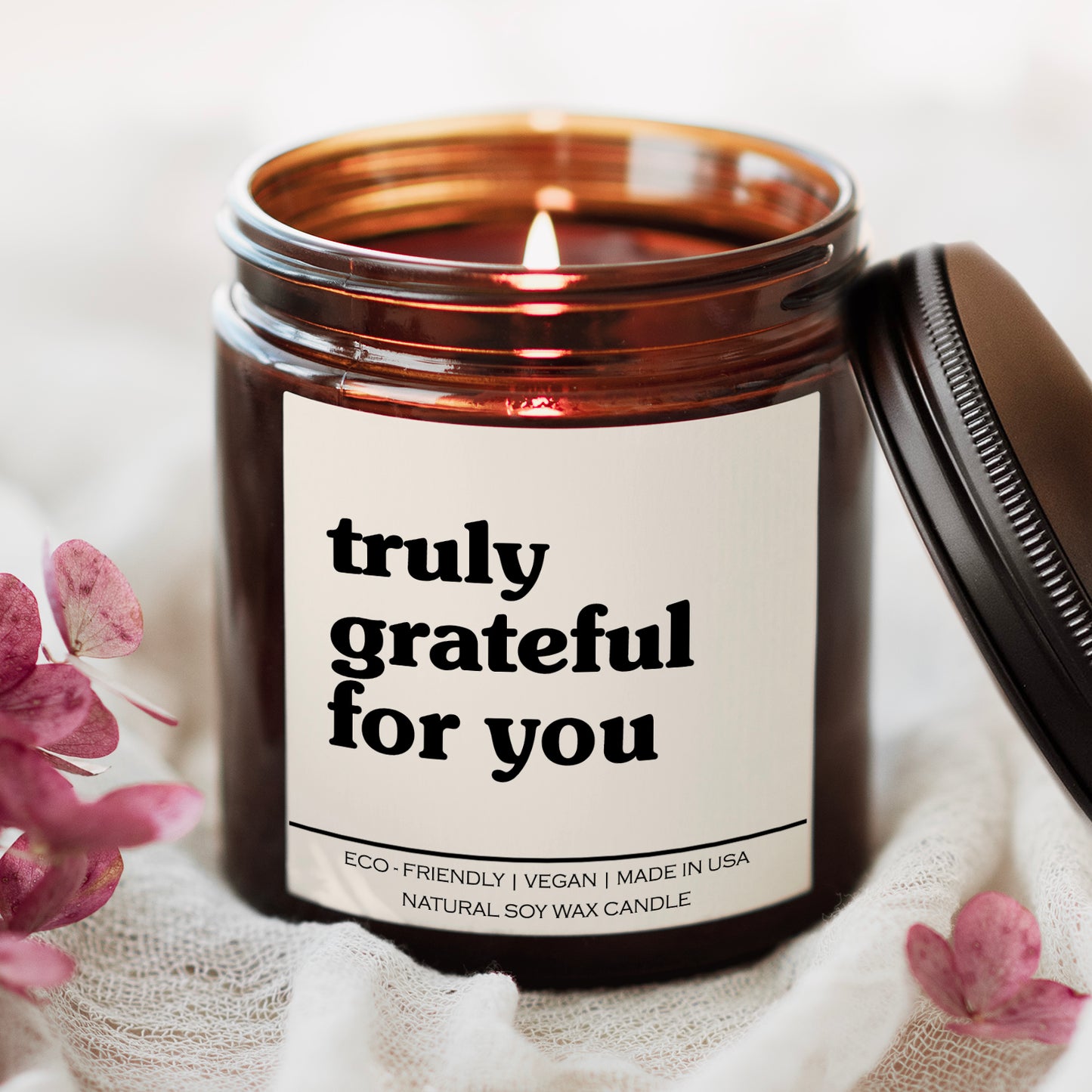 Truly Grateful For You Candle