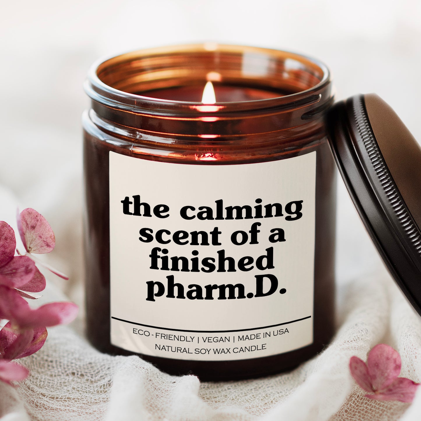 The Calming Scent Of A Finished Pharm D Candle