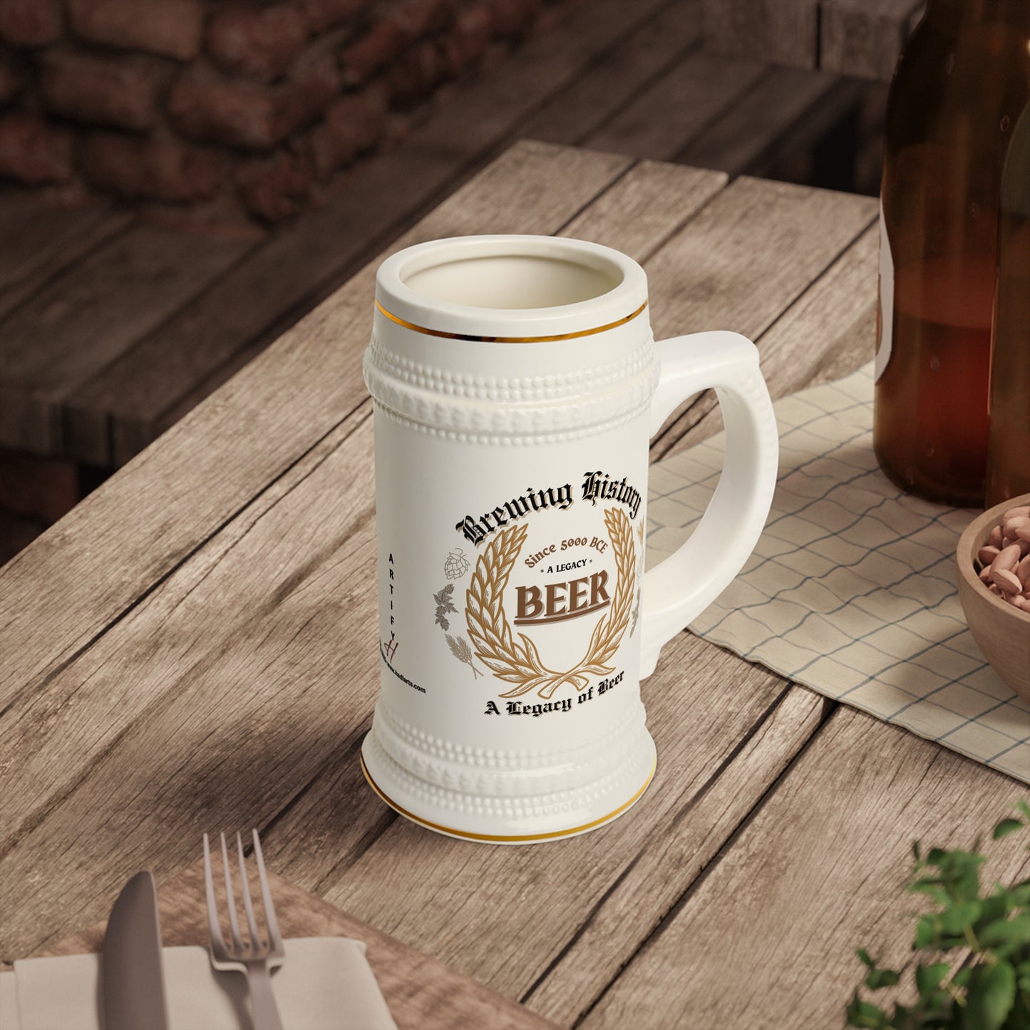 German-Style Beer Stein: A Must-Have for California Home Bars
