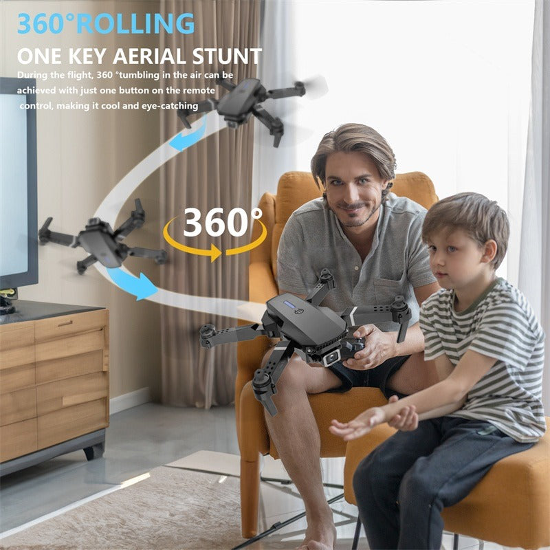 The E88 dual-camera drone