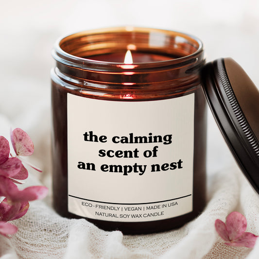 The Calming Scent Of An Empty Nest Candle