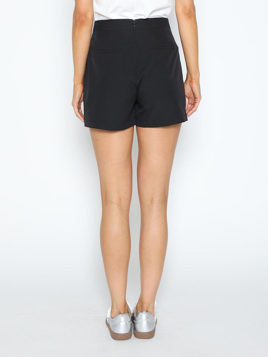 Gracia Fashion Women's Double Bow Detailed Mini Short