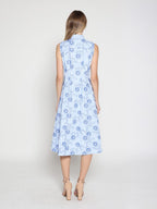 Gracia Fashion Women's Embroidery Flower Sleeveless Dress
