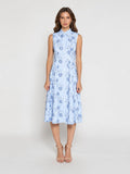 Gracia Fashion Women's Embroidery Flower Sleeveless Dress