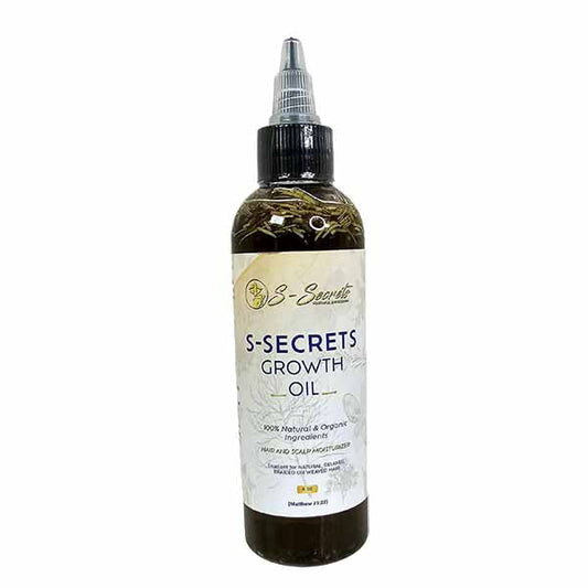 S-Secrets Hair Growth Oil 2oz, Herbs, Biotin, essential oils For All