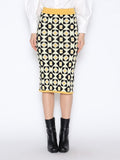 Gracia Fashion Women's Patterned Wool Knitted Pencil Skirt