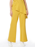 Gracia Fashion Women's Wide Leg Pants With Elastic Back