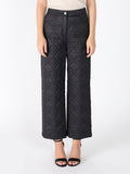 Gracia Fashion Women's Straight Leg Quilted Puffer Pants