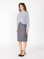 Gracia Fashion Women's Striped floral shirt